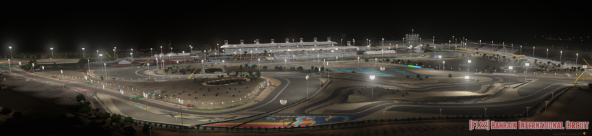 [F1 22] Bahrain International Circuit -Track look up-
