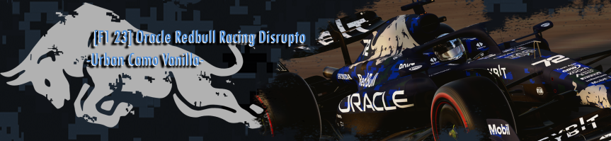 [F1 23] Oracle Redbull Racing Disrupto -Urban Camo Vanilla-